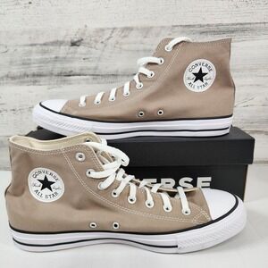 Converse Chuck Taylor All Star High Top Mens 13 Khaki Canvas Sneakers NWB